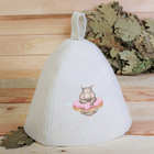 Шапка банная детская "Бегемотик"