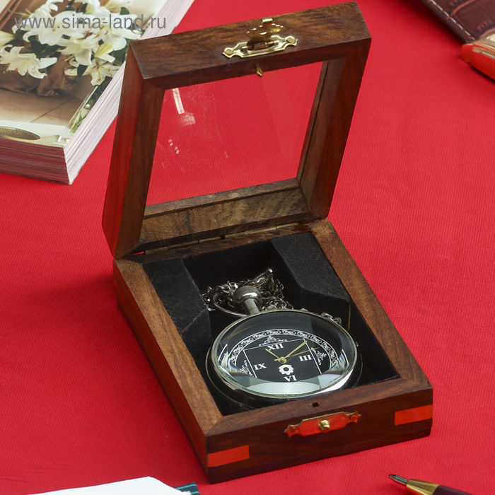 

Часы "Вера" в шкатулке 10,5х7,5х3,5 см