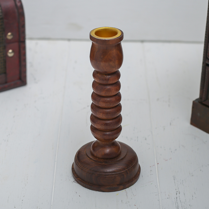 Подсвечник дерево "Мечта" 7х7х15 см