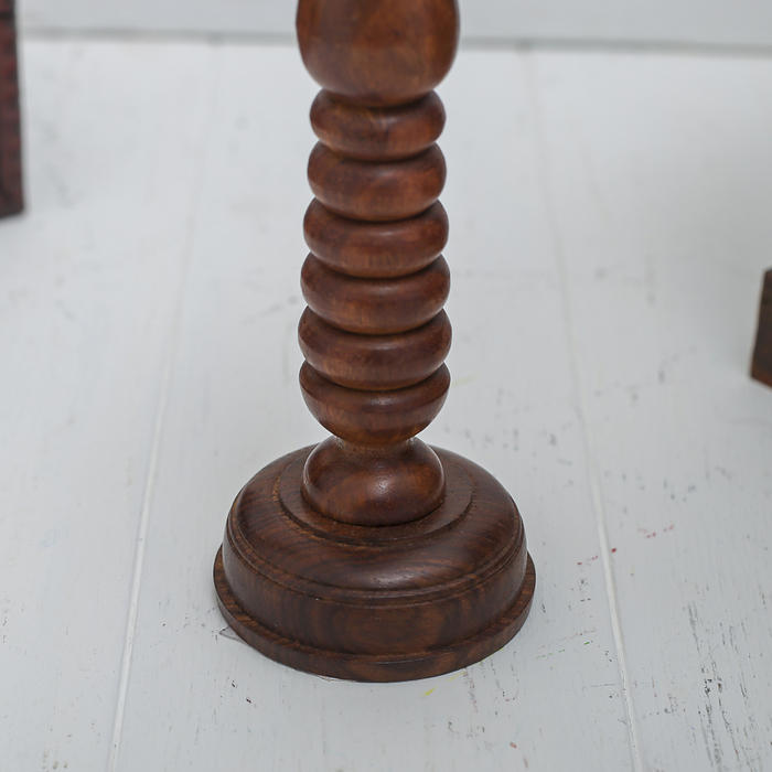 Подсвечник дерево "Мечта" 7х7х15 см