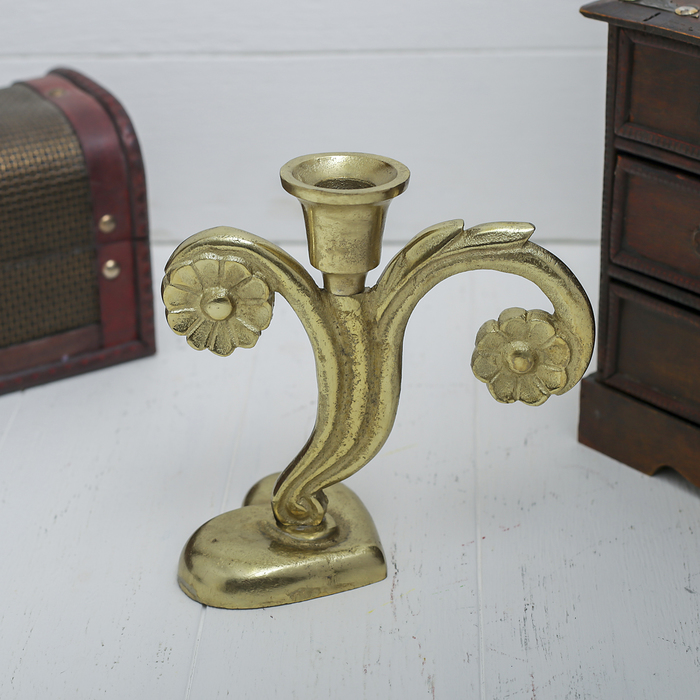 Подсвечник "Цветы счастья" на 1 свечу 8х16х15 см