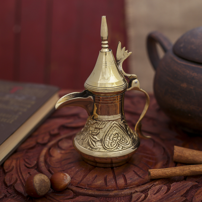 Сувенир латунь "Чайник" 9,5х6,5х13 см