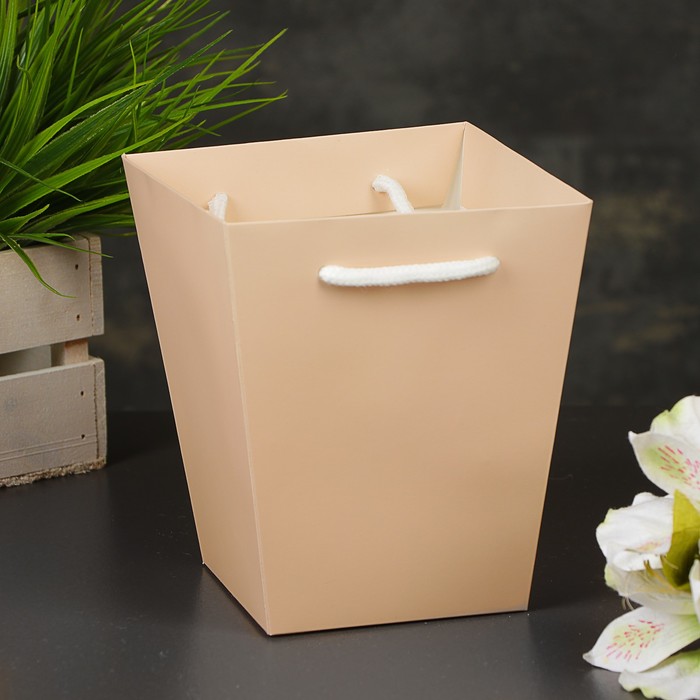 Переноска для цветов 13 х 13 х 15,5 см