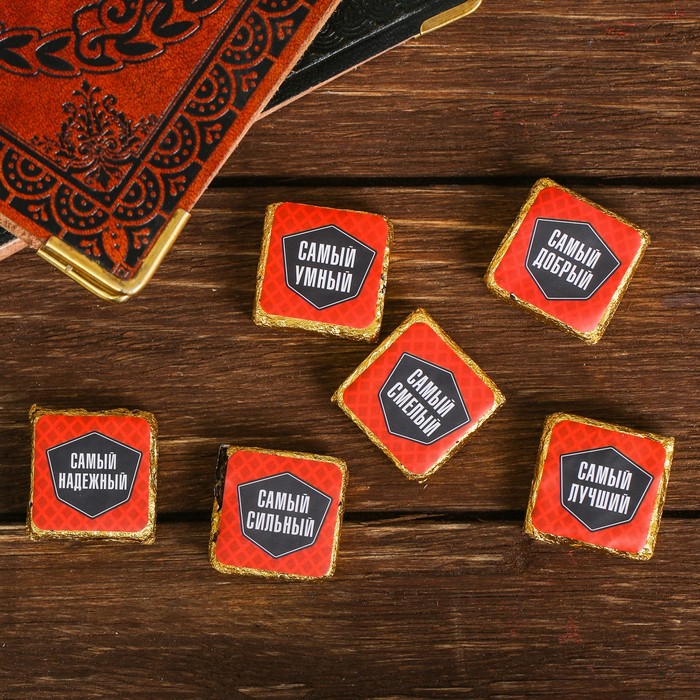 Подарочный набор "Лучший папа", фляжка 150 мл, пуэр 30 гр