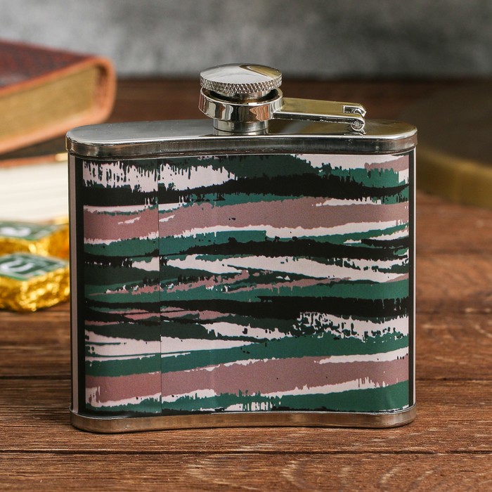 Подарочный набор "23 февраля", фляжка 150 мл, пуэр 30 гр