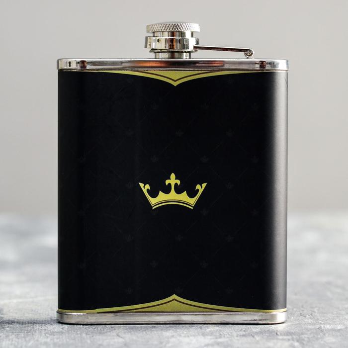 Подарочный набор "Лучший папа", фляжка 210 мл, чай 25 гр