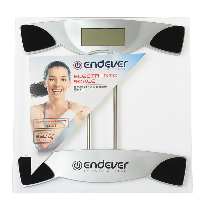 Весы напольные Endever Skyline FS-545, электронные, до 150 кг, стекло