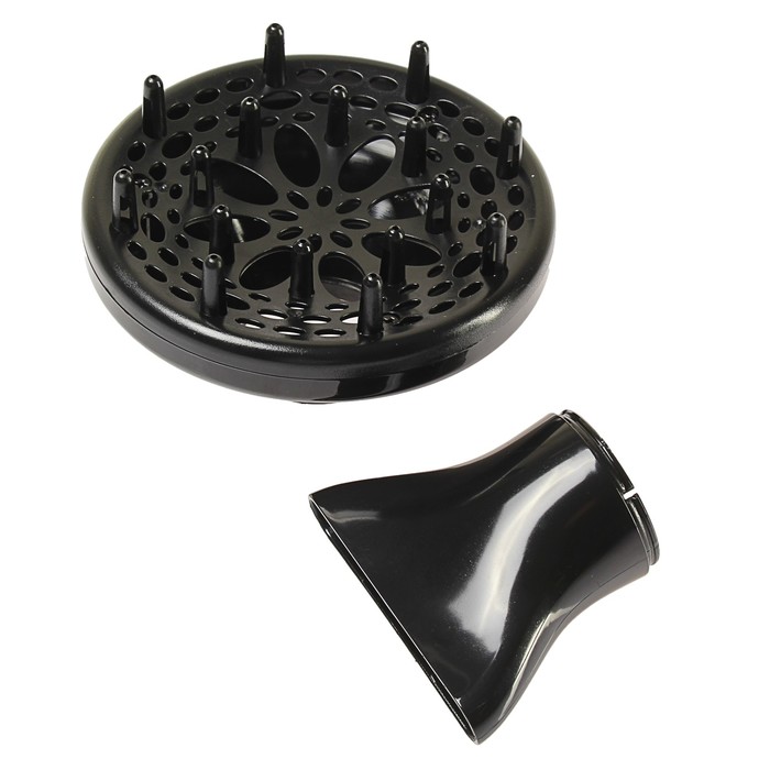 Фен Endever Aurora 472, 2400 Вт, 2 скорости, 3 температуры, диффузор, черный