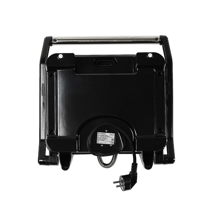 Электрический пресс-гриль Endever Grillmaster 117, 2300 Вт, антипригарное покрытие, черный