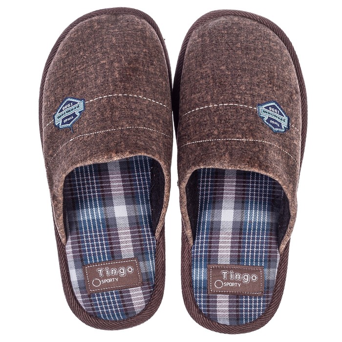 Туфли комнатные мужские арт. HM 8181 (Коричневый) (р. 41)