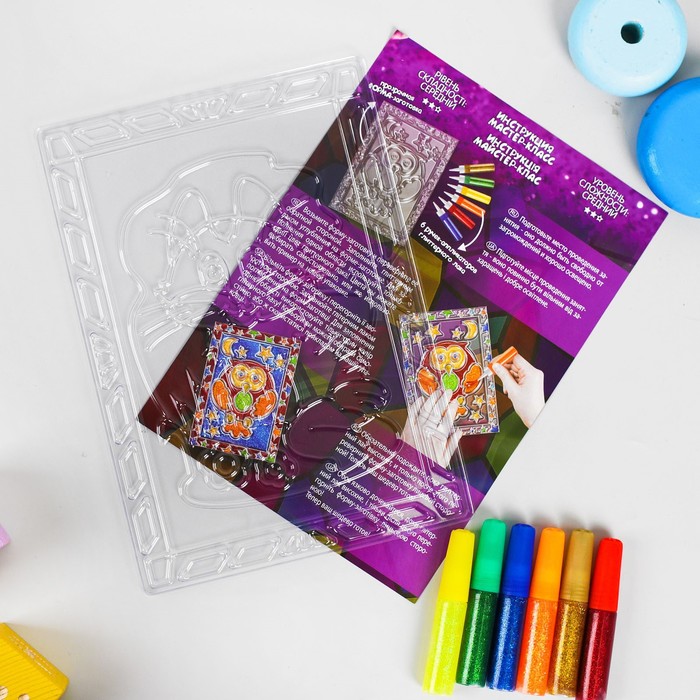 Витражная картина серии «GLITTER DECOR» GD-01-01