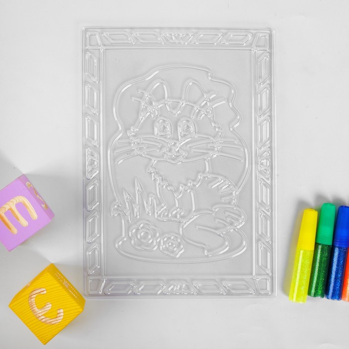 Витражная картина серии «GLITTER DECOR» GD-01-01