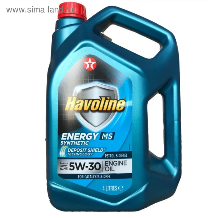 фото Масло моторное, havoline energy 5w30, 4 л texaco