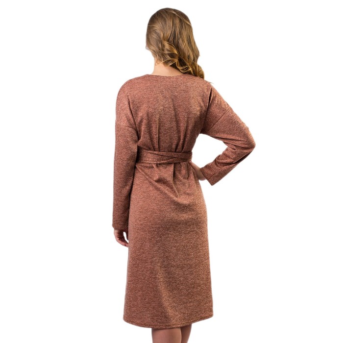 Платье женское, размер 50, цвет кирпичный