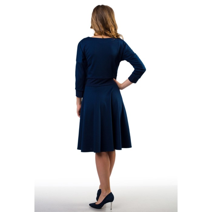 Платье женское, размер 44, цвет индиго