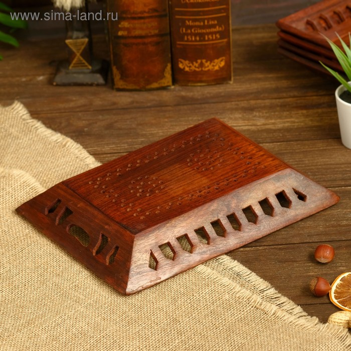 

Поднос дерево "Узоры" 25х19х3 см