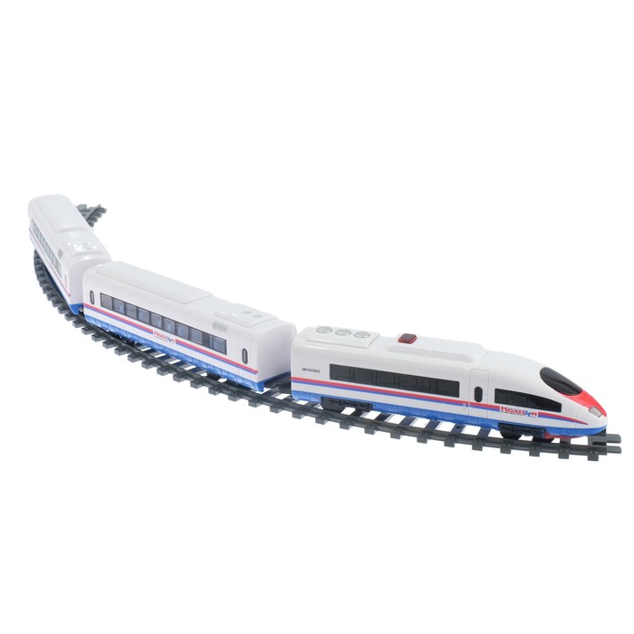 Железная дорога "Молния", радиоуправление, свет и звук