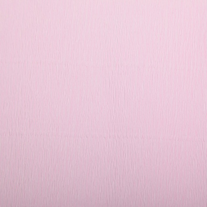 Бумага креп, простой, цвет светло-розовый, 0,5 х 2,5 м