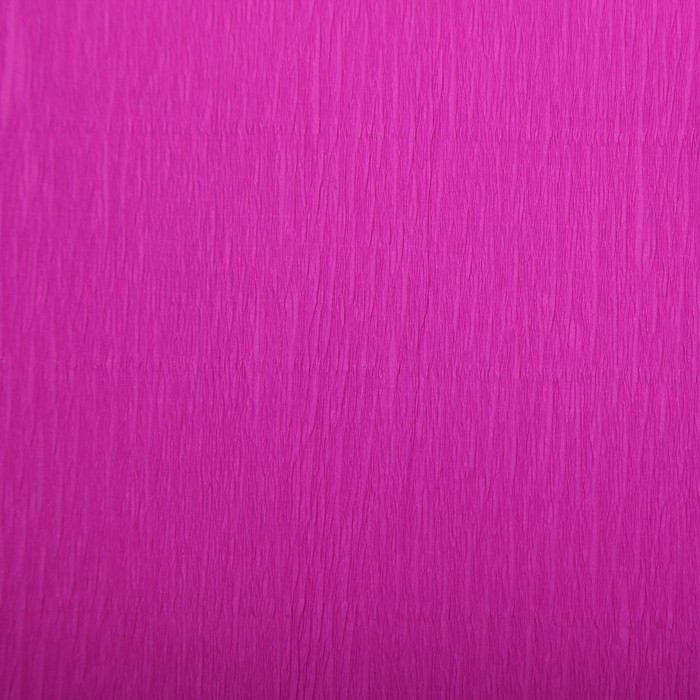Бумага креп, простой, цвет фуксия, 0,5 х 2,5 м