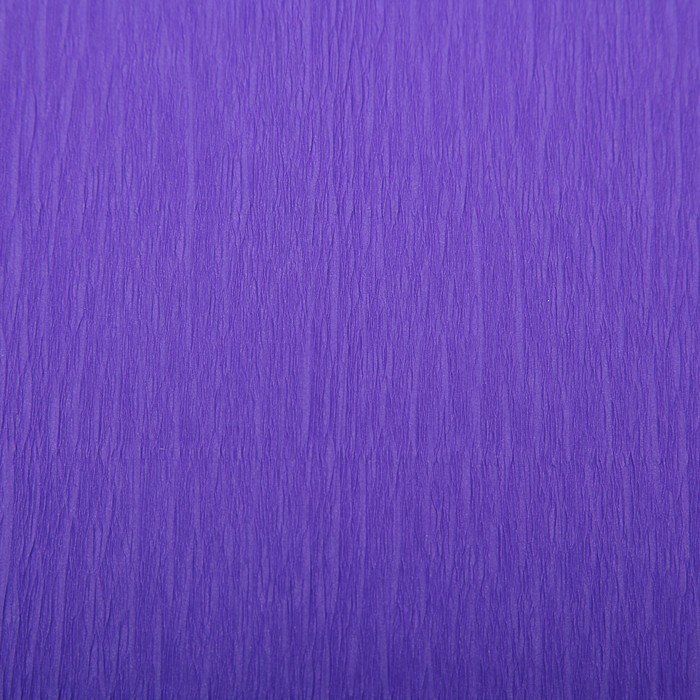 Бумага креп, простой, цвет фиолетовый, 0,5 х 2,5 м