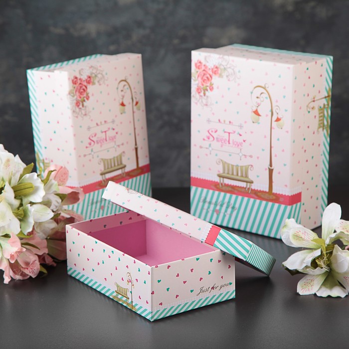 Коробка 3в1 23 х 16 х 9,5/ 21 х 14 х 8/ 19 х 12 х 6,5 см