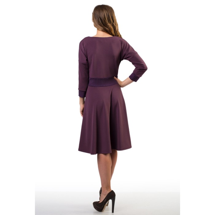 Платье женское, размер 44, цвет пыльно-фиолетовый