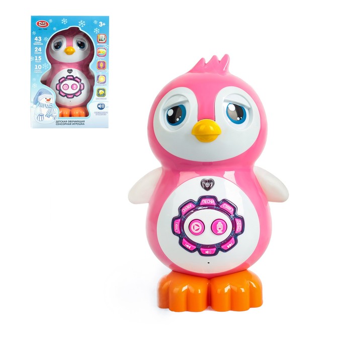 Игрушка интерактивная "Умный Пингвинчик", 6 обучающий функций