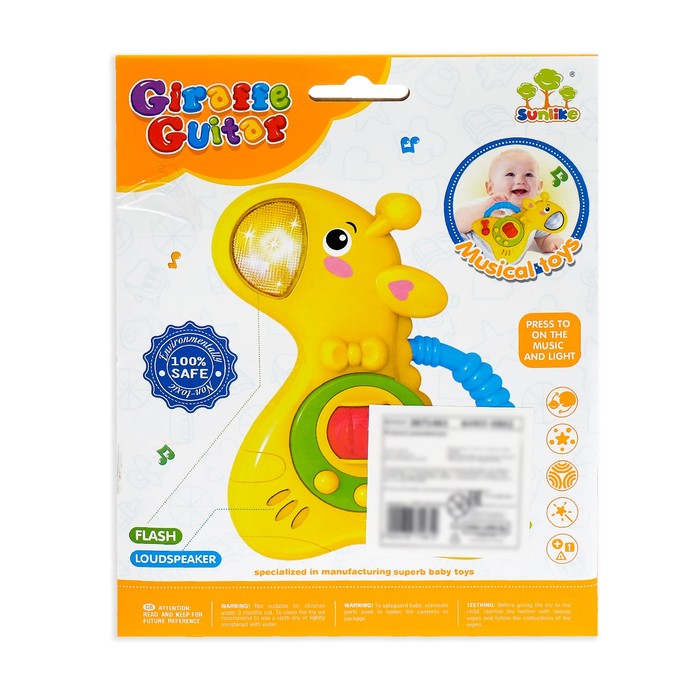 Развивающая игрушка "Жираф", звуковые эфекты