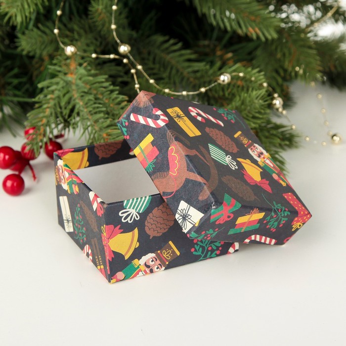 Набор коробок 5в1, "НГ 32", 19,5 х 19,5 х 11 - 14 х 14 х 8 см