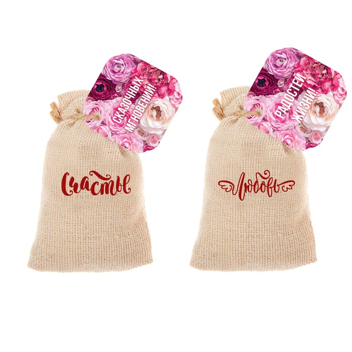 Аромасаше и мыло в форме розочки "Самой прекрасной!"