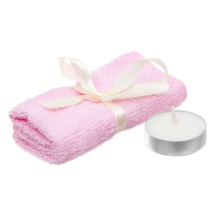 Набор: 2 мешочка аромасаше, сухоцветы, свеча и полотенце "Волшебство вокруг"