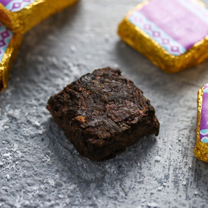 Подарочный набор "Пусть зима принесет счастье", термостакан 350 мл, пуэр 30 гр