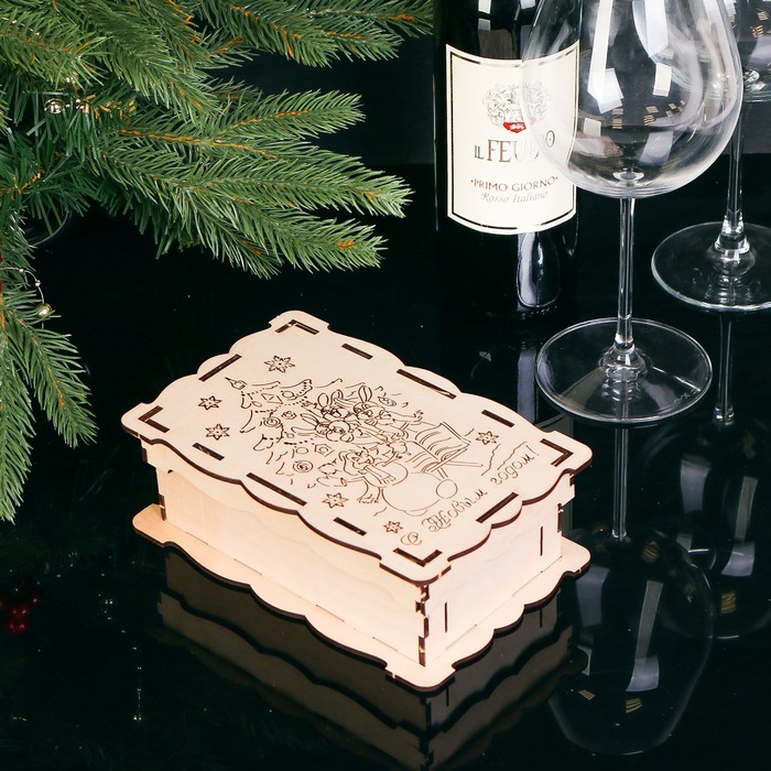 Подарочная коробка "Новогодний концерт", 19 х 12 х 6,5 см