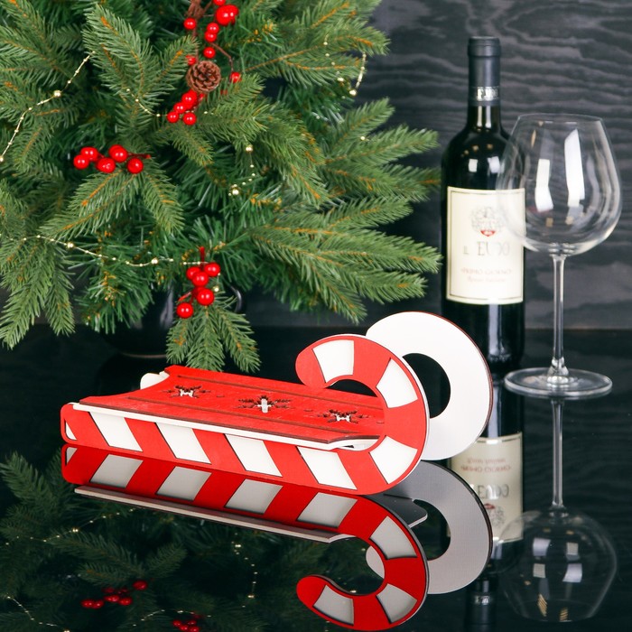 Подарочная коробка "Салазки", 30 х 13 х 11 см