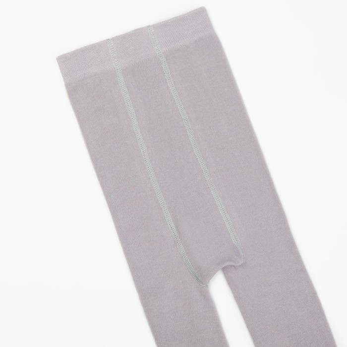 Колготки детские "Лисичка серая", рост 116-122 см, серые, 80% хл.,17% п/а, 3% эл.
