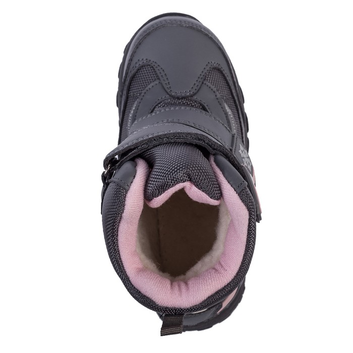 Сапоги детские для девочки арт. 205379 (серый/розовый) (р. 32)