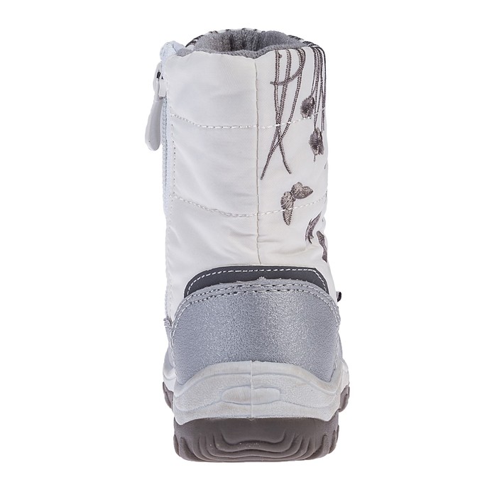 Сапоги детские для девочки арт. 205467 (белый/ серебряный) (р. 24)