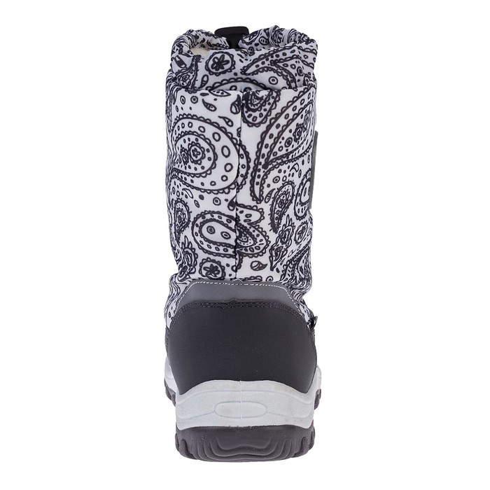 Сапоги детские для девочки арт. 205481 (белый/ серый) (р. 33)