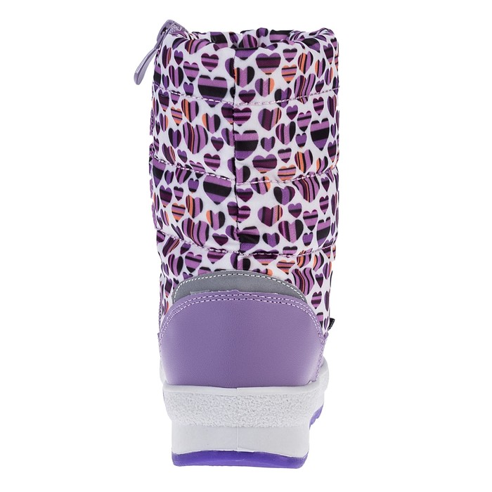 Сапоги детские для девочки арт. 205495 (белый/ сиреневый) (р. 30)