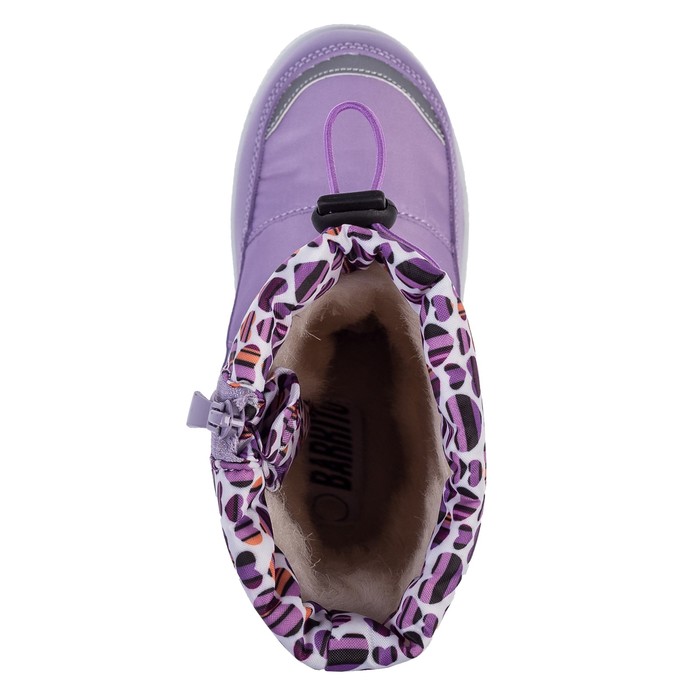 Сапоги детские для девочки арт. 205495 (белый/ сиреневый) (р. 34)