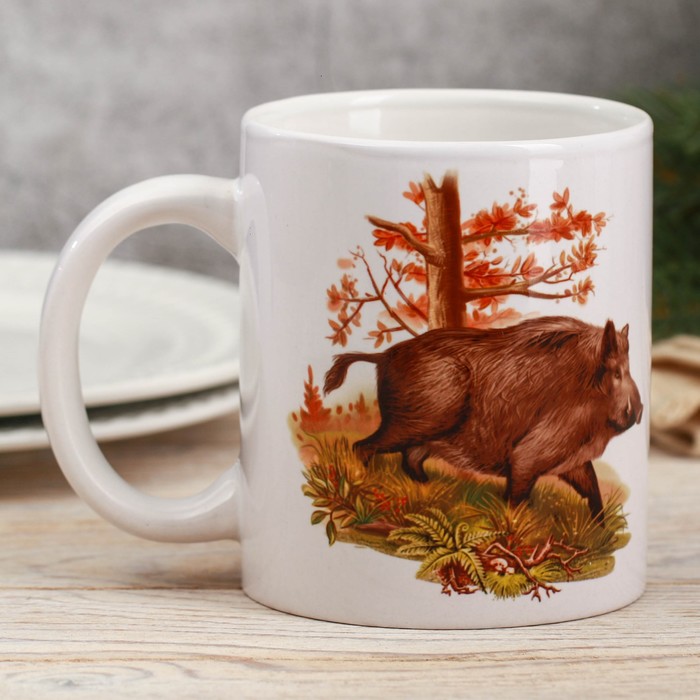 Кружка с сублимацией  "Кабан", 300 мл