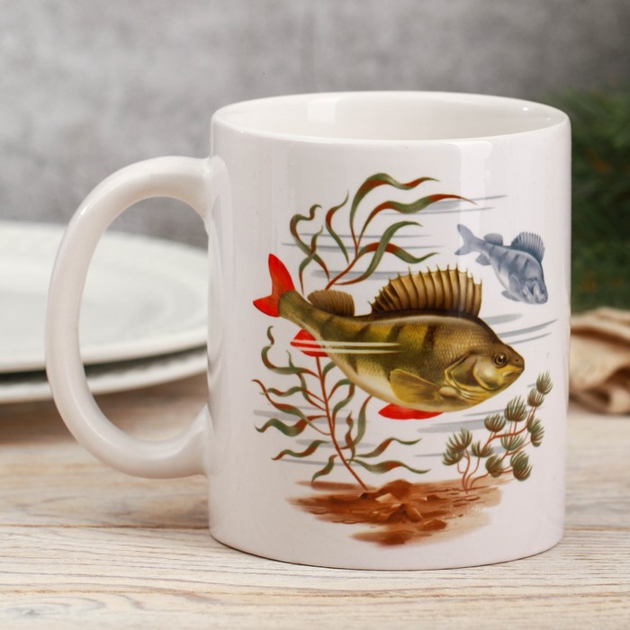 Кружка с сублимацией  "Окунь", 300 мл