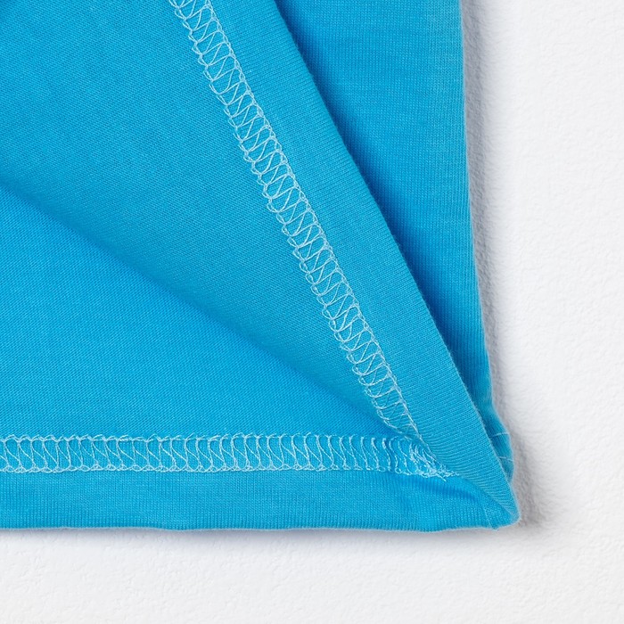 Футболка для мальчика, цвет голубой, рост 116-122 см (34)