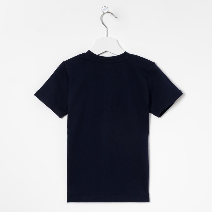 Футболка для мальчика, цвет синий, рост 98-104 см (28)