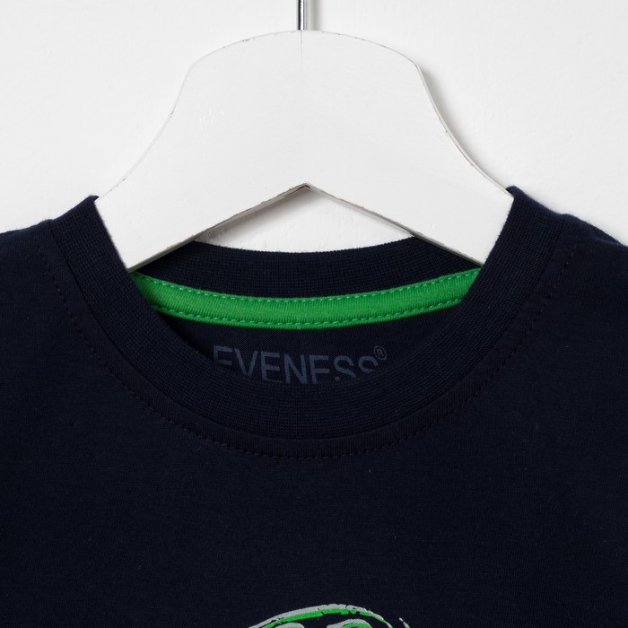 Футболка для мальчика, цвет синий, рост 116-122 см (34)