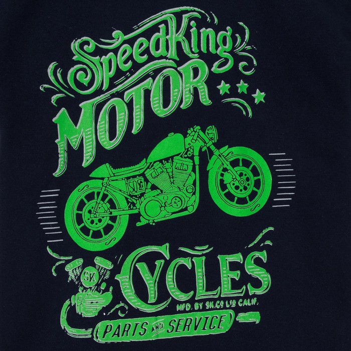 Футболка для мальчика, цвет синий, рост 116-122 см (34)