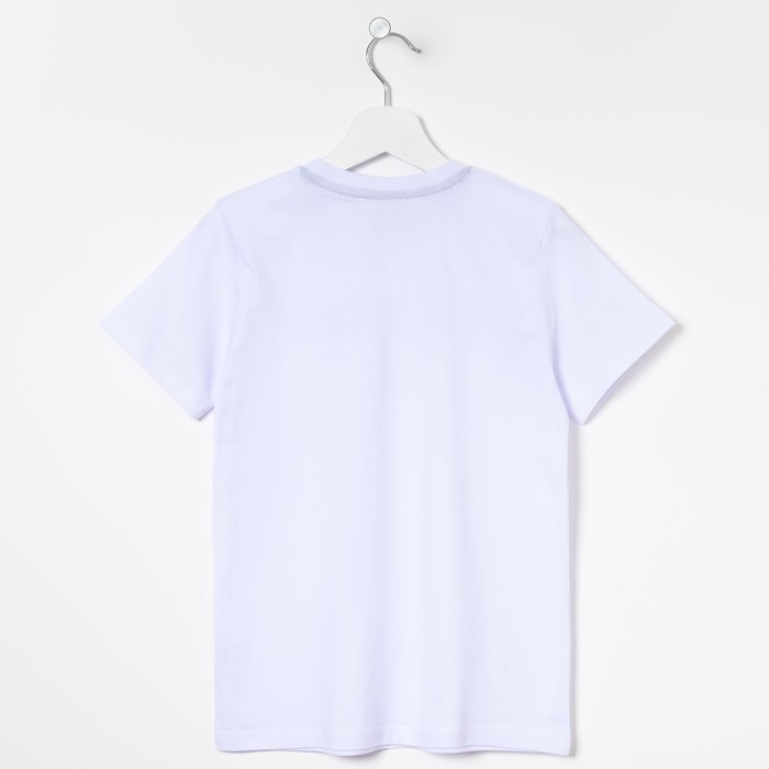 Футболка для мальчика, цвет белый, рост 98-104 см (28)