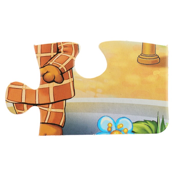 Книга с 6 пазлами на странице. Чебурашка и крокодил гена (160х160мм)