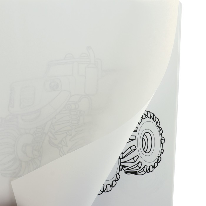 Прозрачные страницы. Супер джипы. (205х280мм) 64стр.