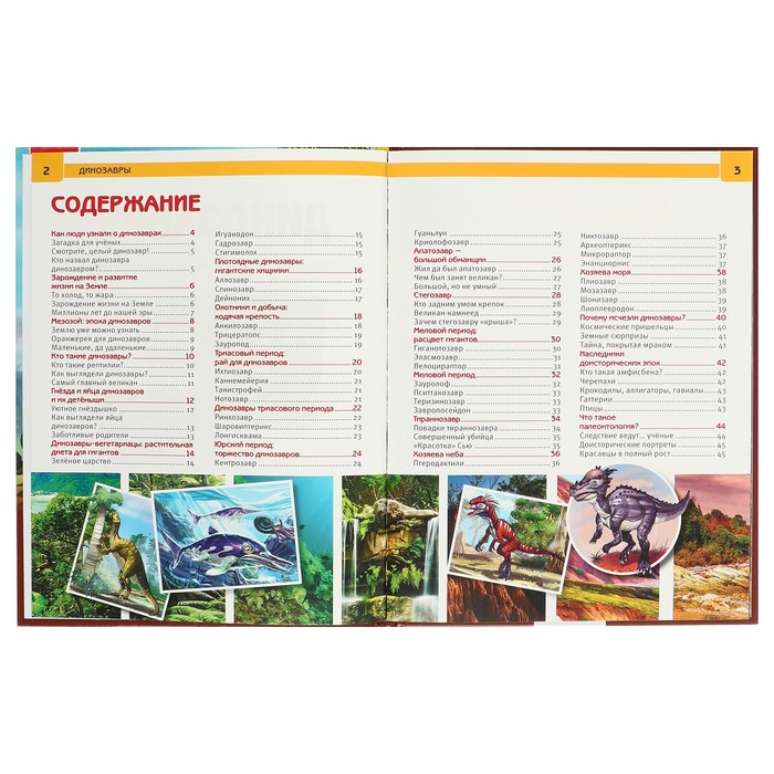 Энциклопедия А4. Динозавры (тв.переплет, 197х255мм) 48 стр.
